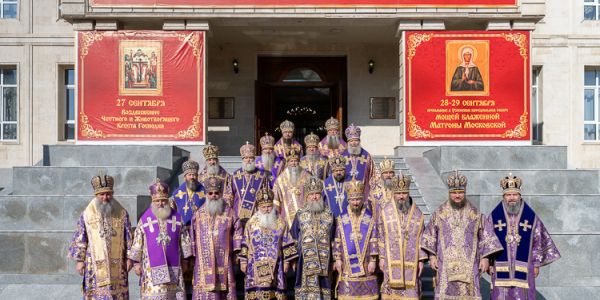 Архиереи Патриаршего Экзархата Юго-Восточной приняли участие в торжествах по случаю 25-летия учреждения Астанайской епархии